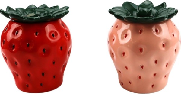 Windascher Keramik Erdbeere mit Deckel - 2er Packung