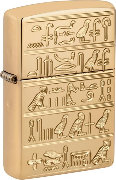 Zippo Feuerzeug Deep Carved Hieroglyphs