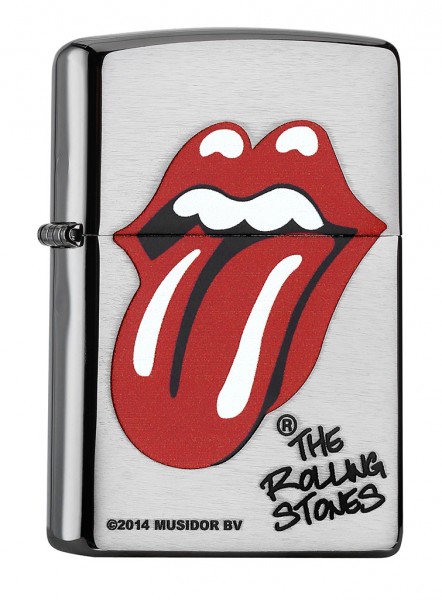 Neu 2016 Zippo ® Feuerzeug Rolling Stones Chrome Brushed