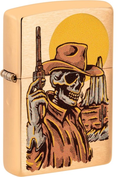 Zippo Feuerzeug Wild West Skeleton