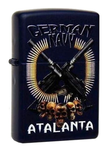 Zippo Bundeswehr NAVFOR Atalanta Blue Matte