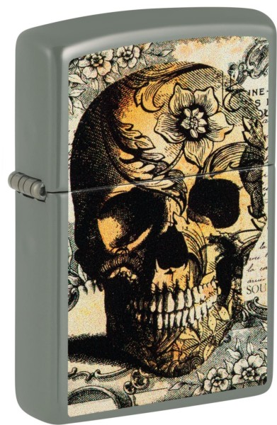 Zippo Feuerzeug Skull Vintage