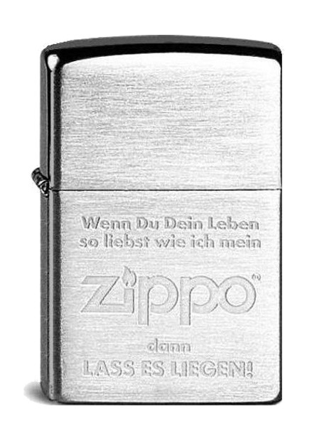 Zippo ® Feuerzeug Lass es Liegen