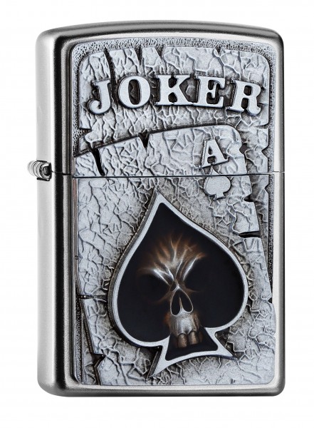 Zippo Feuerzeug Joker Skull Emblem Choice 2017