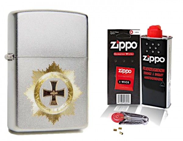 Zippo Deutsches Kreuz mit Zubehör L
