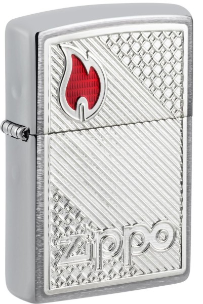 Zippo Feuerzeug Zippo & Flame Plakette
