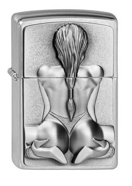 Zippo ® Feuerzeug Kneeling Girl Emblem