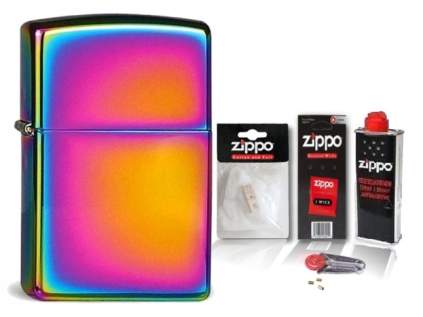 Zippo Feuerzeug Spectrum mit Zubehör XL